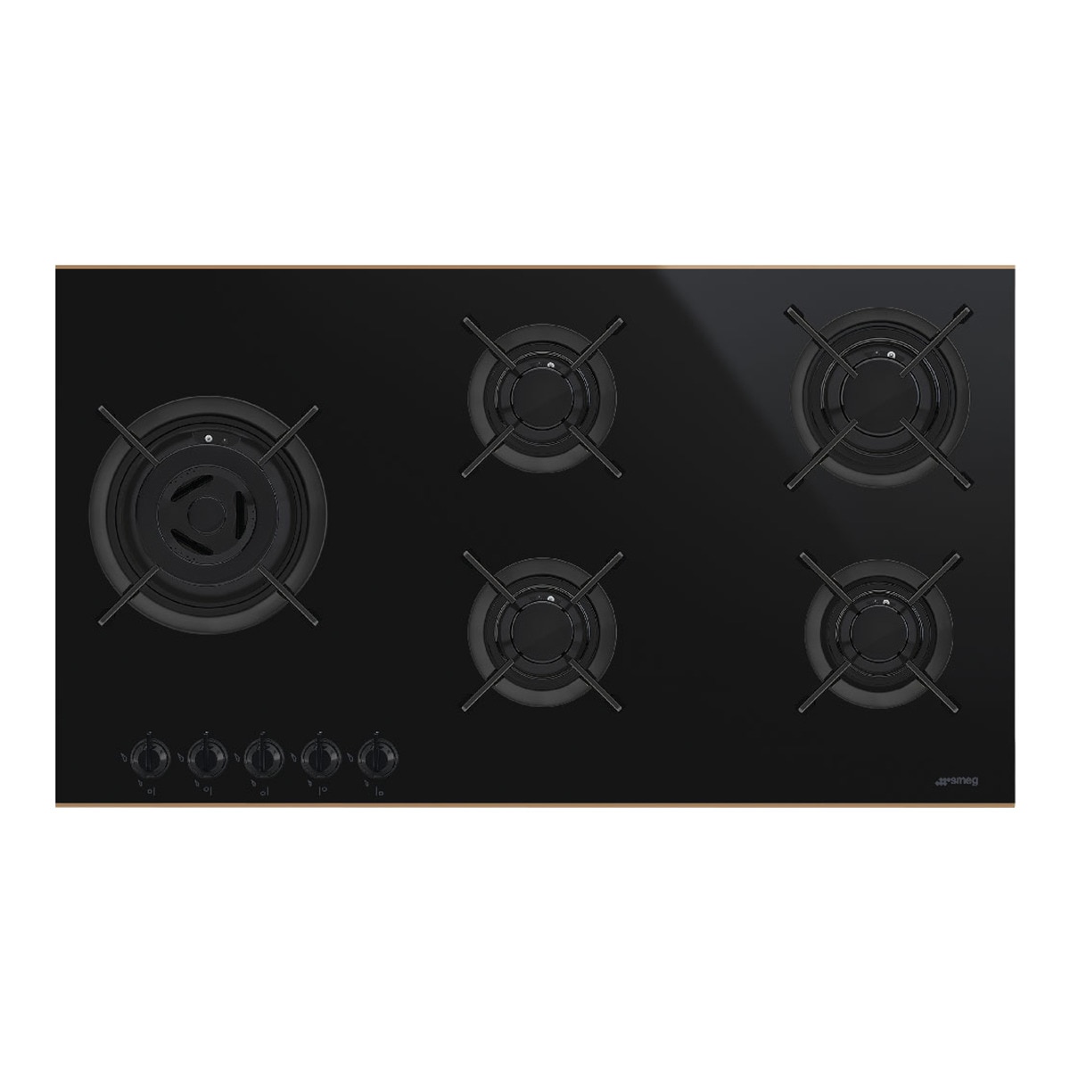 Smeg – Placa gas Smeg 5 quemadores – PV695LCNR.