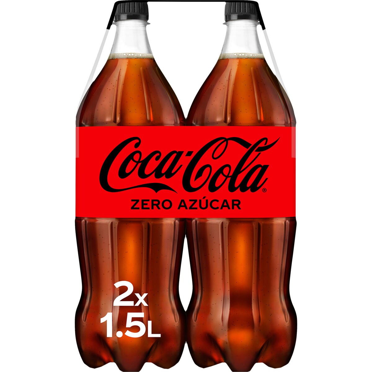 Sugar cola soft drink 2pack bottle 1,5 l · COCACOLA ZERO