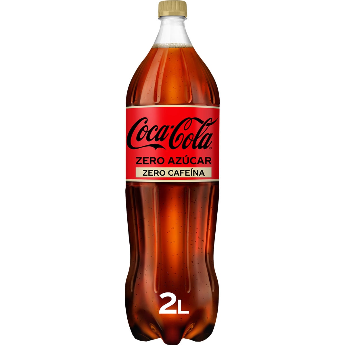 Sugar CAFFEINEFREE cola soft drink bottle 2 l · COCACOLA ZERO