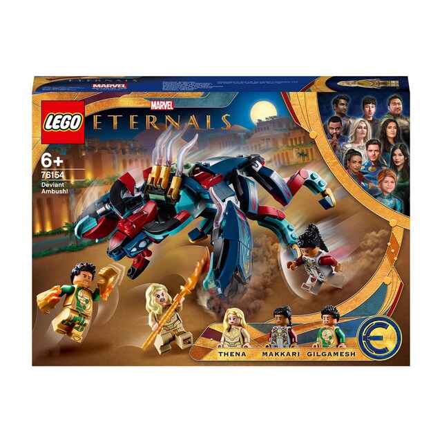 Juguete de construcción con Figuras de Superhéroes ¡Emboscada de los Desviantes! Los Eternos LEGO Marvel Eternals