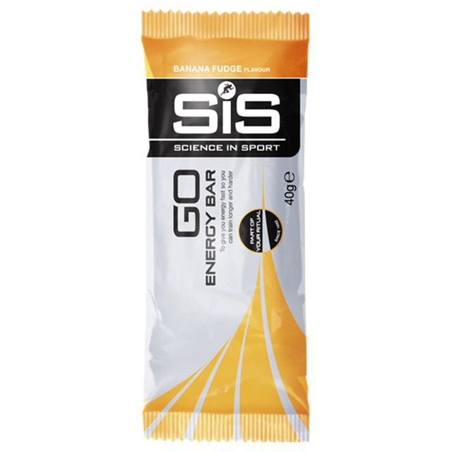 Barrita energética Go Energy 40g Plátano-Caramelo SIS