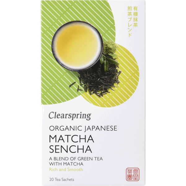 Chá Verde Matcha Sencha do Japão Biológico embalagem 20 unidades