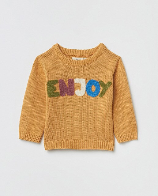 boys gold sweater