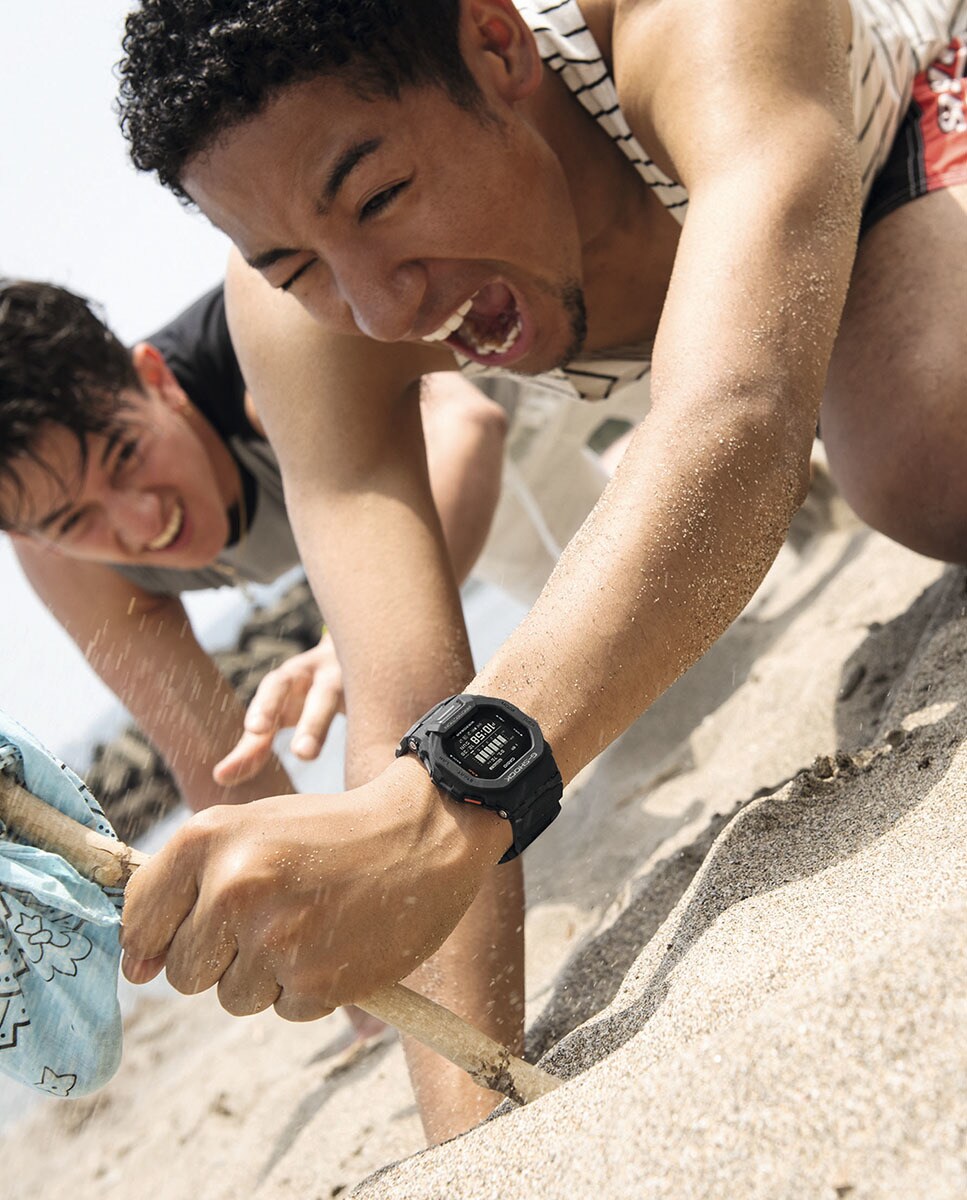 Relógio G-Shock Sports GBD-200-1ER de Plástico - Cinzento Grafite Cinzento-7