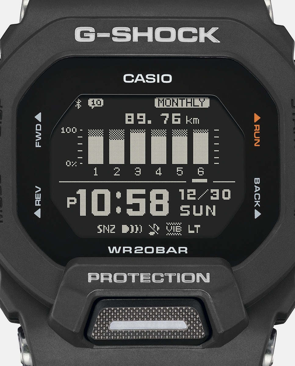 Relógio G-Shock Sports GBD-200-1ER de Plástico - Cinzento Grafite Cinzento-4