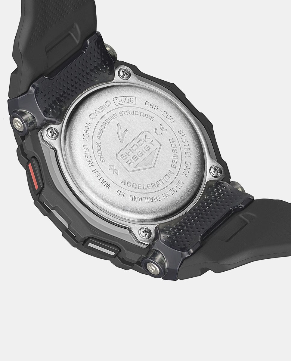 Relógio G-Shock Sports GBD-200-1ER de Plástico - Cinzento Grafite Cinzento-2