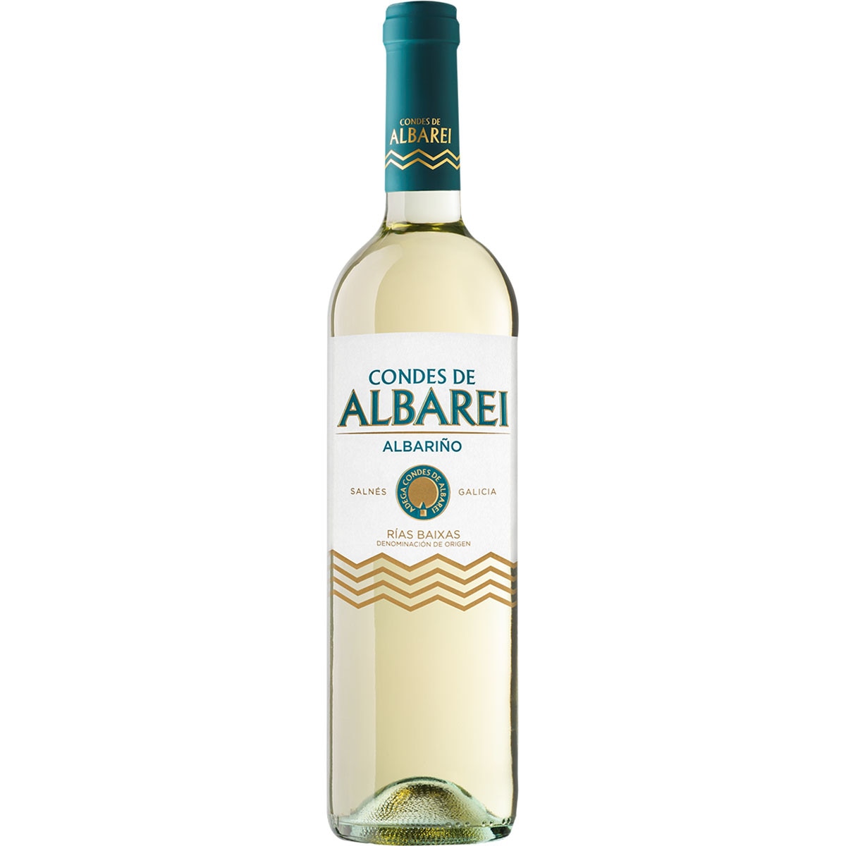 100 Albariño white wine DO Rías Baixas bottle 75 cl · CONDES DE