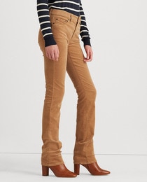 Women's skinny corduroy trousers 