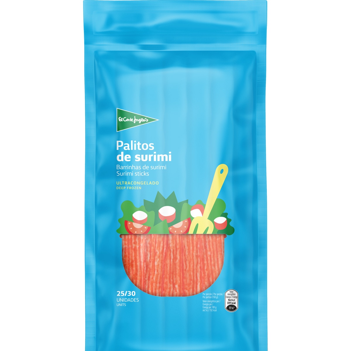 palitos de surimi 25-30 unidades