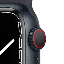 Apple Watch Series 7 GPS + Cellular, 45 mm midnight aluminium box -  midnight sports strap · Electronics · El Corte Inglés