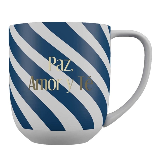Taza Cerámica Paz Amor y Té Draeger.
