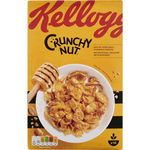 Cereais Crunchy Nut embalagem 500 g
