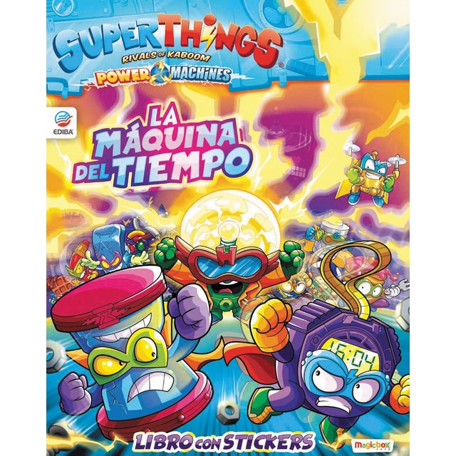 Libro de Stickers Superthings Power Machines - España (Tapa blanda)
