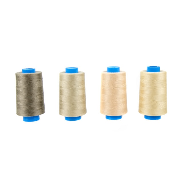Kit surtido 4 conos de hilo 5000 metros Naturales Rosas Crafts