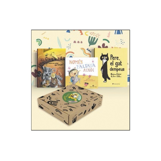 Contes infantils en català 3 anys: Lot de 3 llibres en tapa dura per a regalar a nens de 3 anys