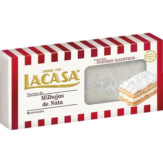 LACASA turrón de milhojas de nata Calidad Suprema tableta 200 g