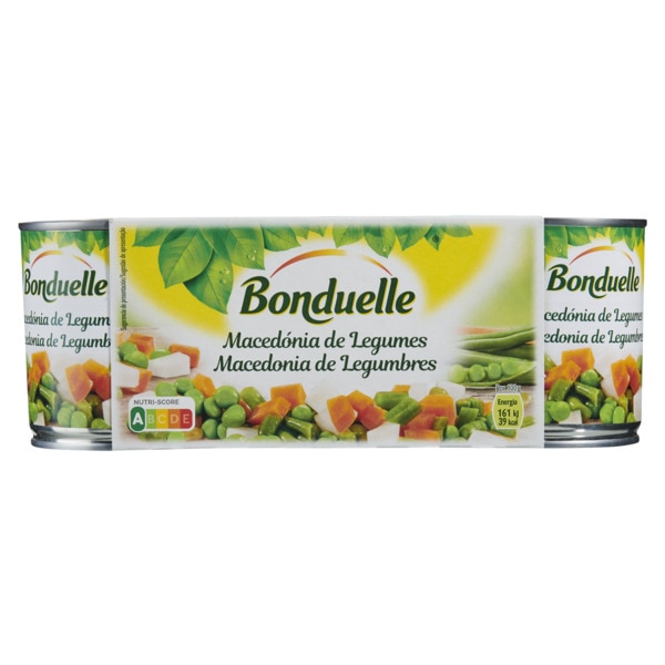 Macedónia de Legumes Pack 3 unidades embalagem 600 g