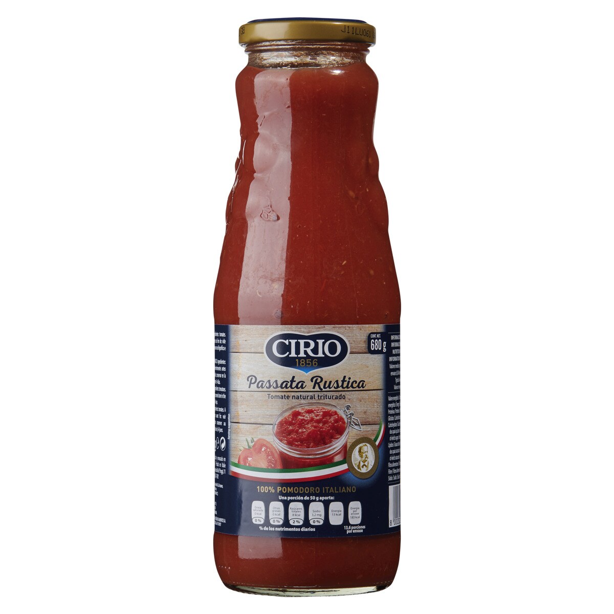 Tomate Triturado Passata Rústica Frasco 680 G · Cirio · Supermercado El Corte Inglés El Corte Inglés