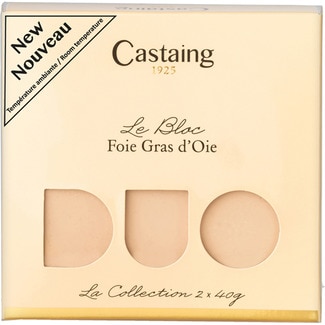 CASTAING Goose foie presentation box of 2 units 40 g