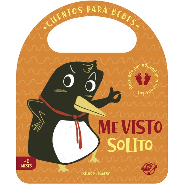 Cuentos para bebés - Me visto solito: Un cuento de cartón para aprender a vestirse, interactivo, con una solapa y con una asa