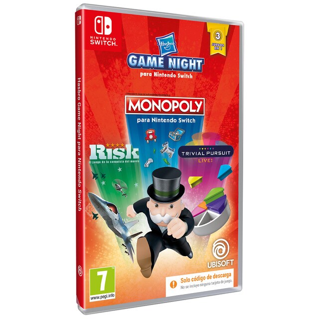 Hasbro Game Night esp Switch code in box
