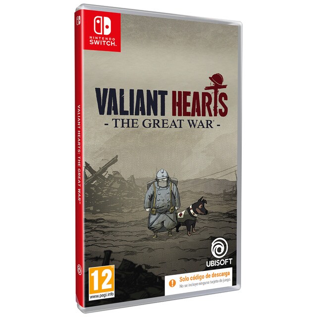 Valiant hearts the great war remaster esp Switch code in box