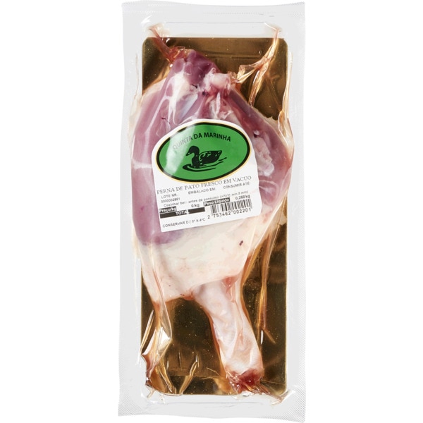 Perna de Pato Peso Aproximado por embalagem 200 g