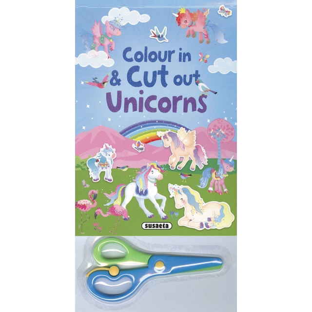 Colour in & Cut Out Unicorns