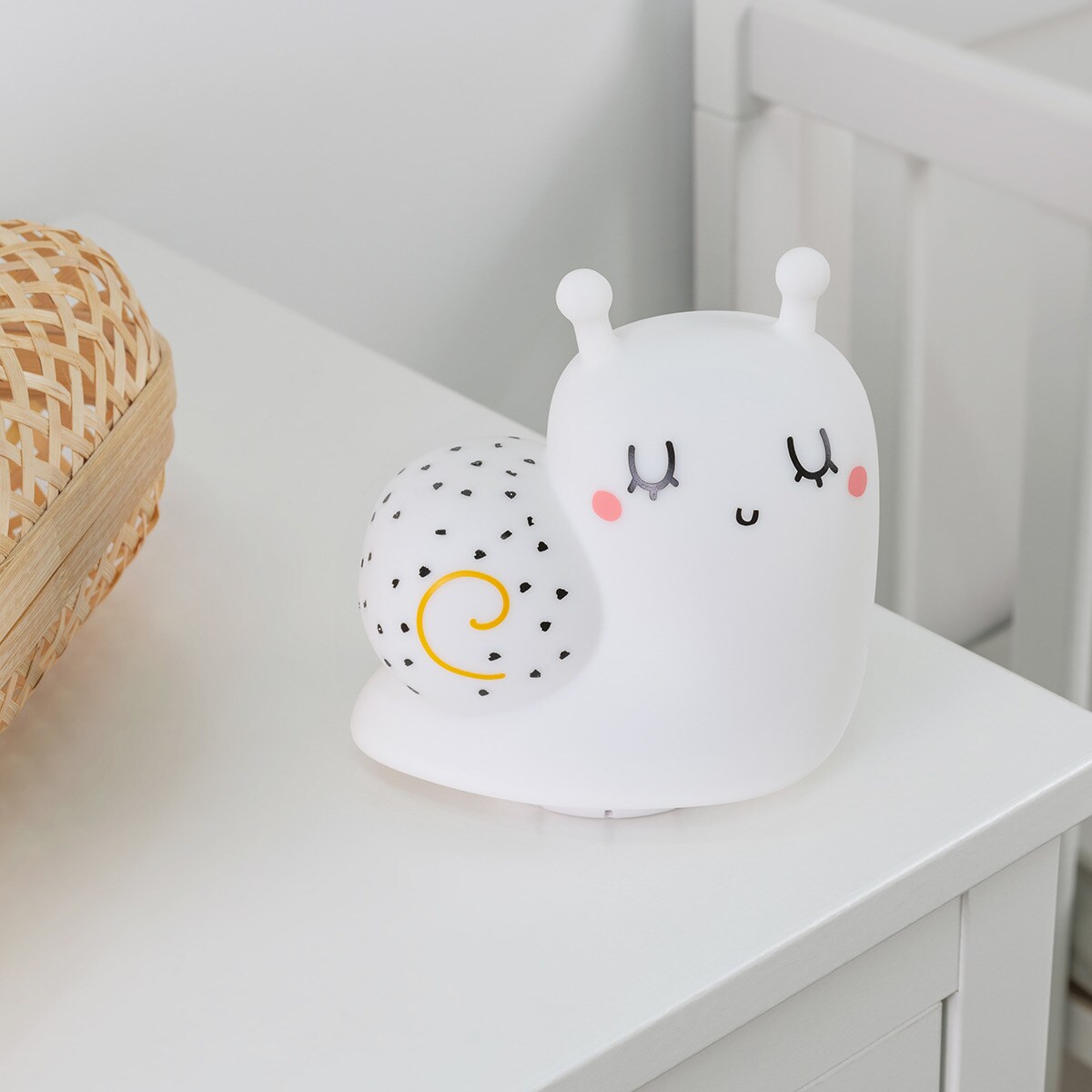 Luz de presença Cosy Dreamer Caracol Magical de silicone branca Branco-7