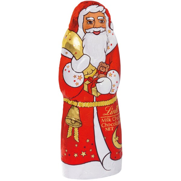 Pai Natal de Chocolate de Leite embalagem 125 g · Lindt · Supermercado