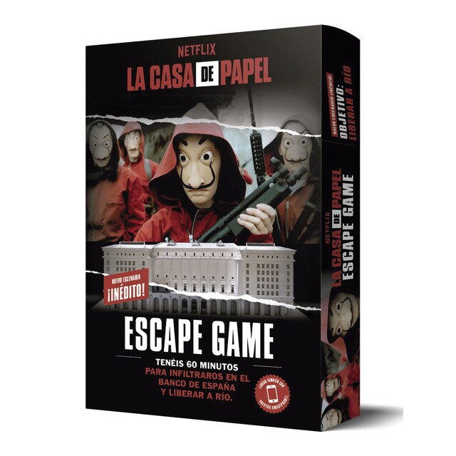 La Casa de Papel. Escape Game. Objetivo: liberar a Río