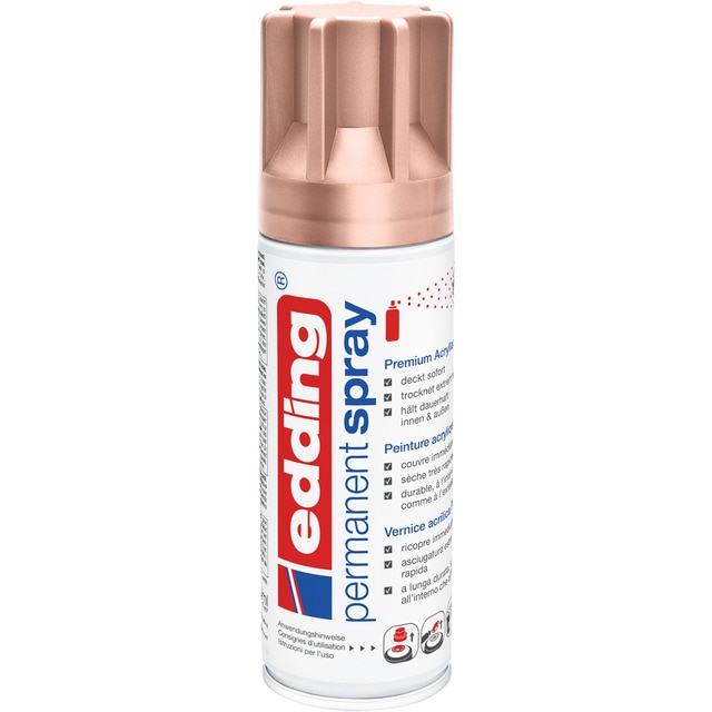 Bote de Spray Edding Oro Rosa.