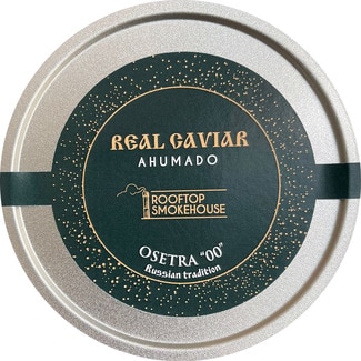 ROOFTOP SMOKEHOUSE Oak smoked caviar container 30 g