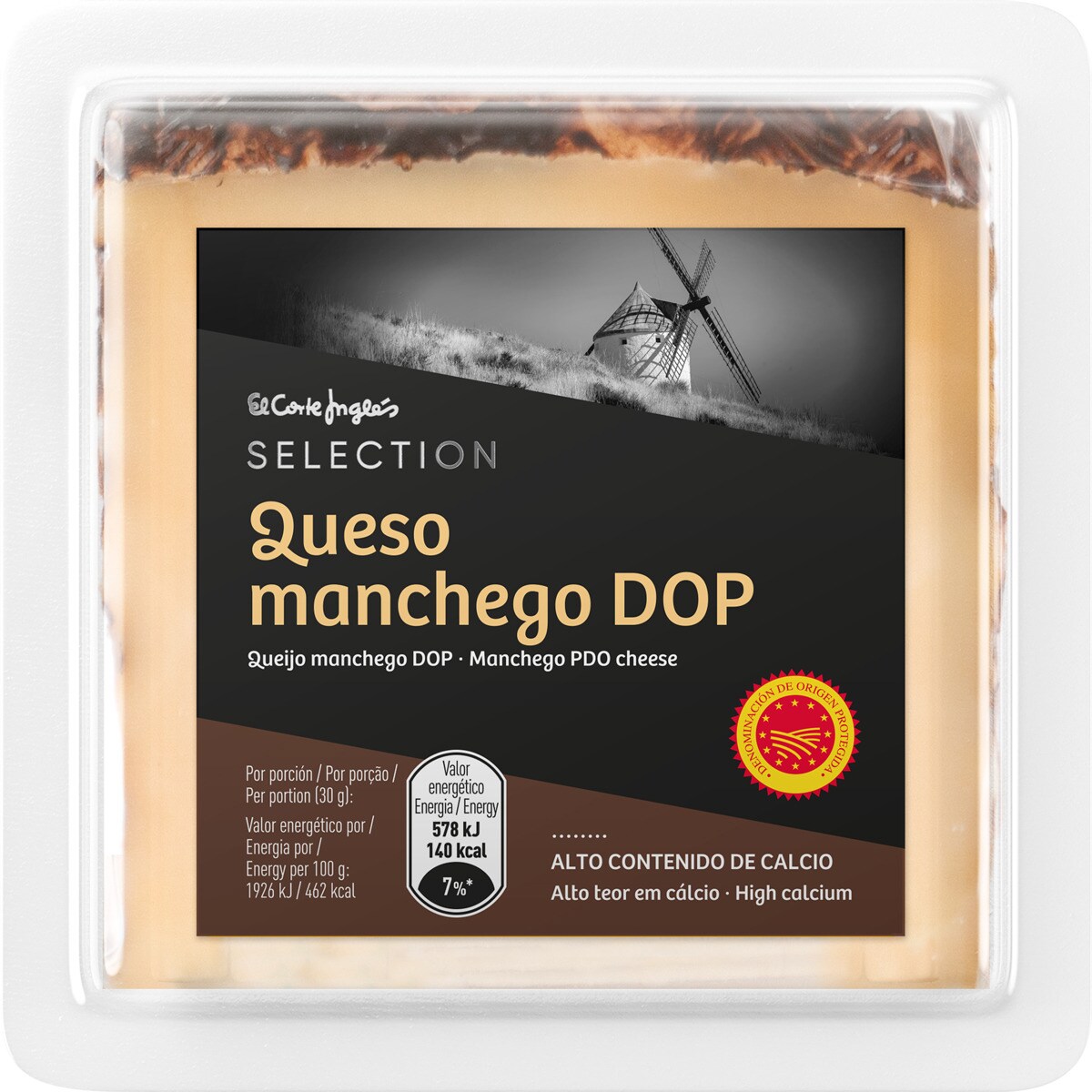 Buy Aged Manchego cheese made with pasteurised sheep's milk PDO wedge