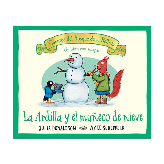 La ardilla y el muñeco de nieve