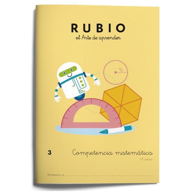 Competencia matemática RUBIO 3 (Tapa blanda)