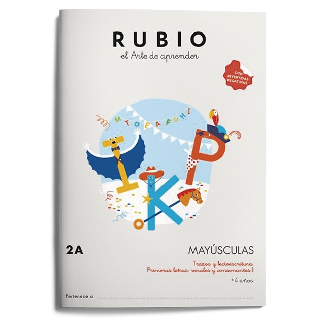 Mayúsculas RUBIO 2A (Tapa blanda)