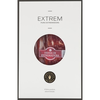 EXTREM PURO EXTREMADURA Jamón de bellota 100% ibérico loncheado sobre 80 g