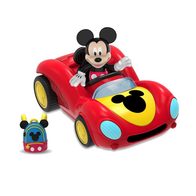 Figura articulada y vehículo Mickey