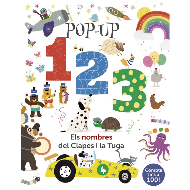 Pop-up 123. Els nombres del Clapes i la Tuga (Tapa dura)