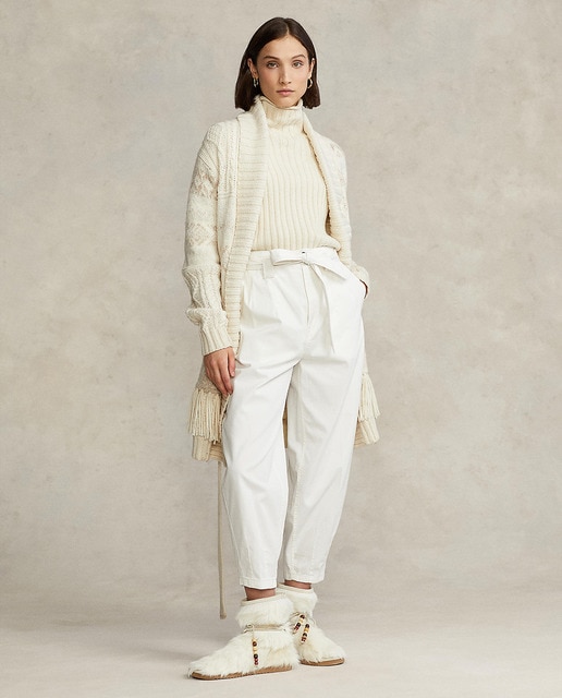 Pantalón de mujer fluido con cinturón · Polo Ralph Lauren · El Corte Inglés