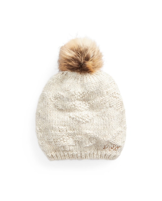 Women's knit hat with Polo logo · Women 
