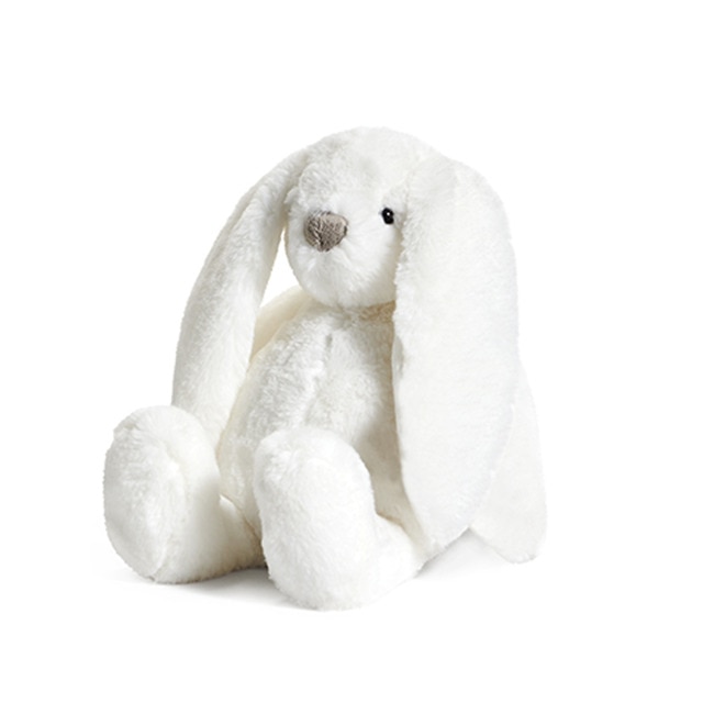 Conejo blanco de peluche sostenible 30 cm El Corte Ingl s