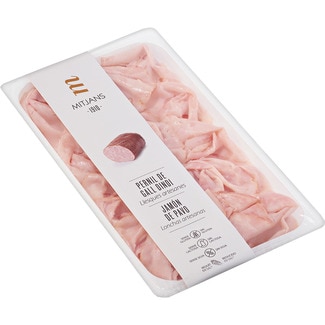 MITJANS Craft sliced turkey ham sachet 100 g