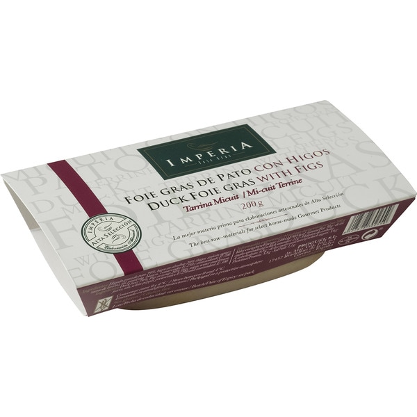 Micuit duck foie gras with figs tin 200 g