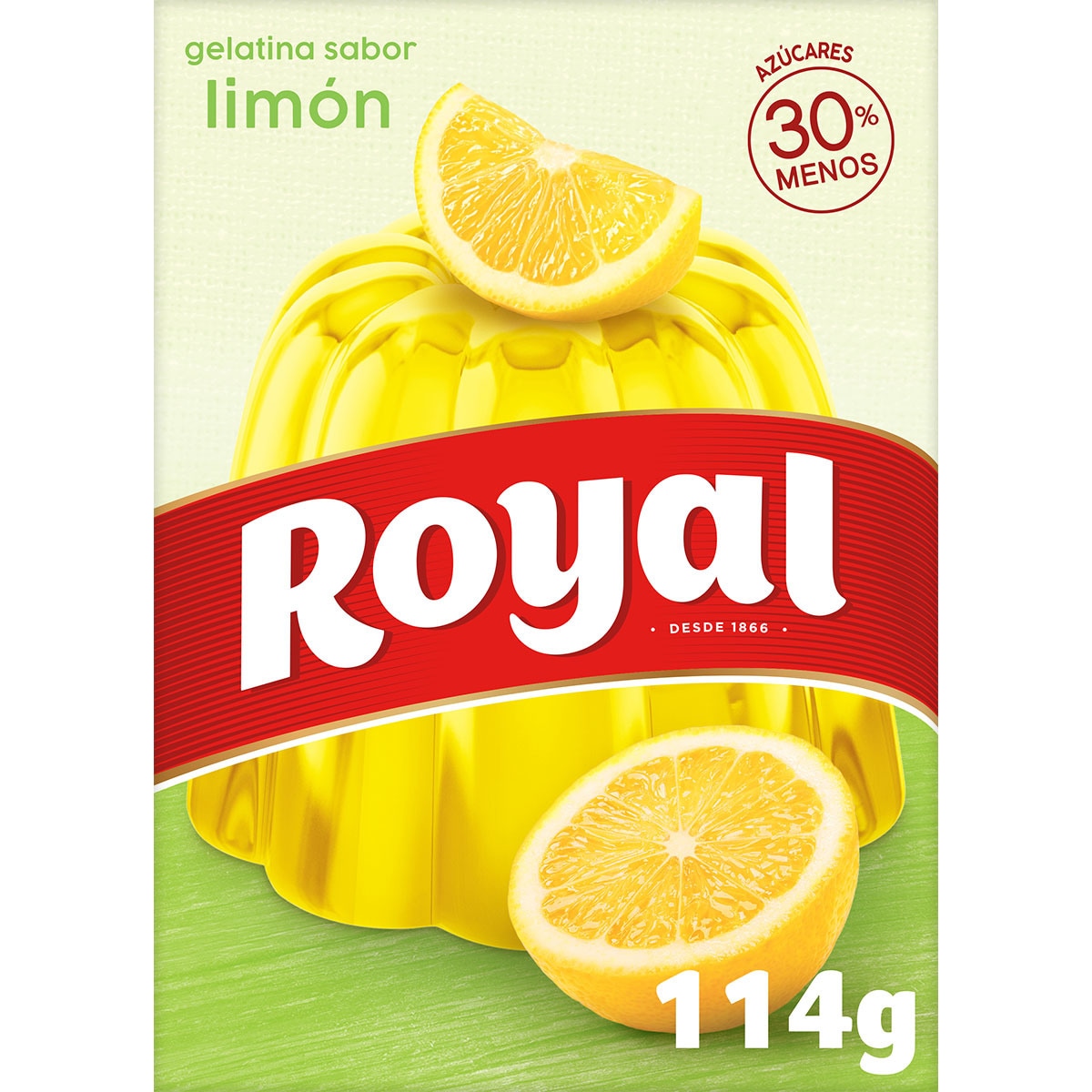 gelatina sabor limón 10 raciones