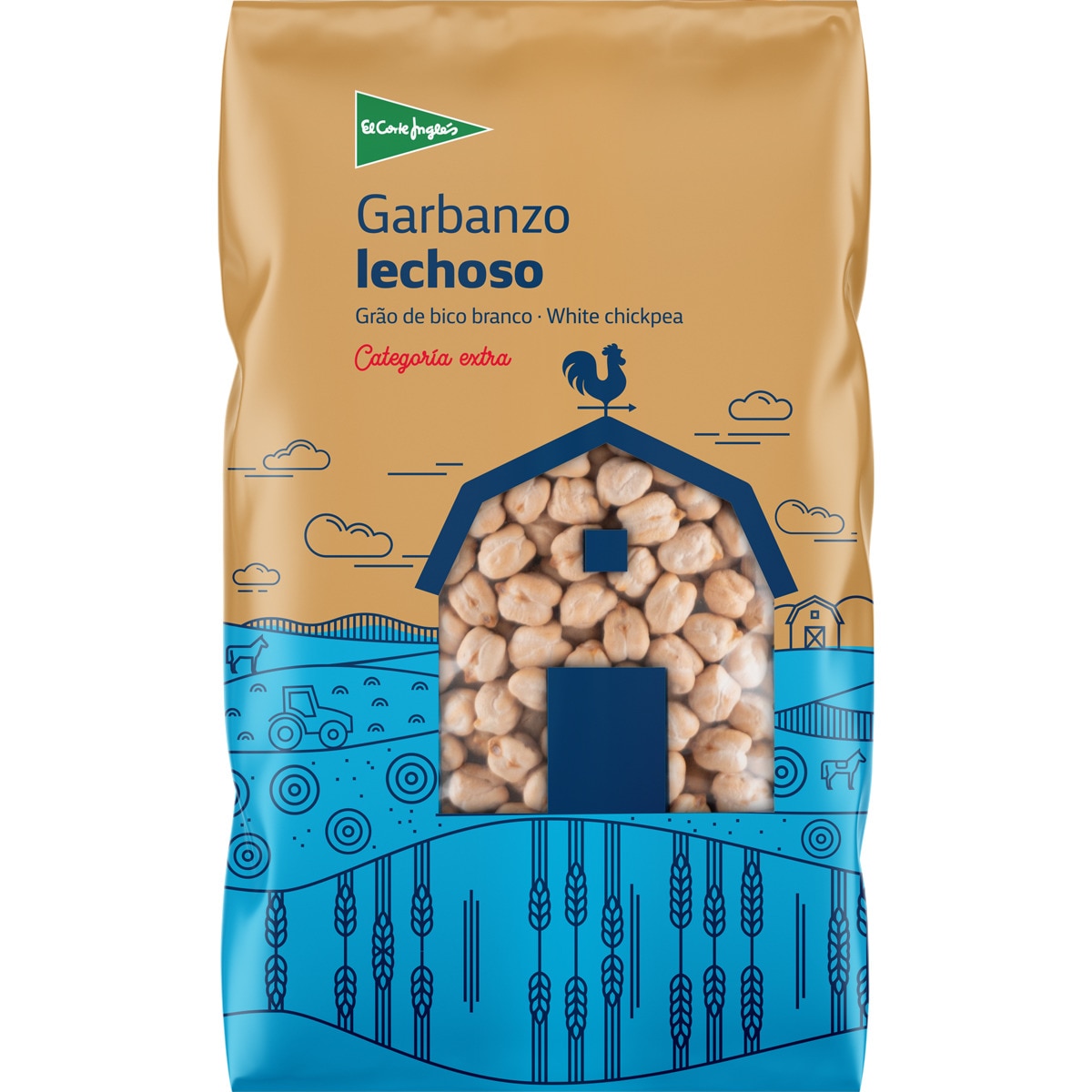 Garbanzo lechoso extra envase 1 kg · EL CORTE INGLES · Supermercado El