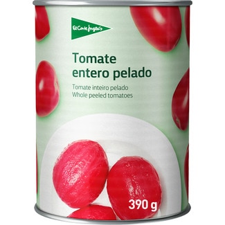 EL CORTE INGLES tomate entero pelado lata 240 g neto escurrido
