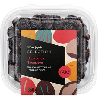 EL CORTE INGLES SELECTION uvas pasas Thompson tarrina 350 g