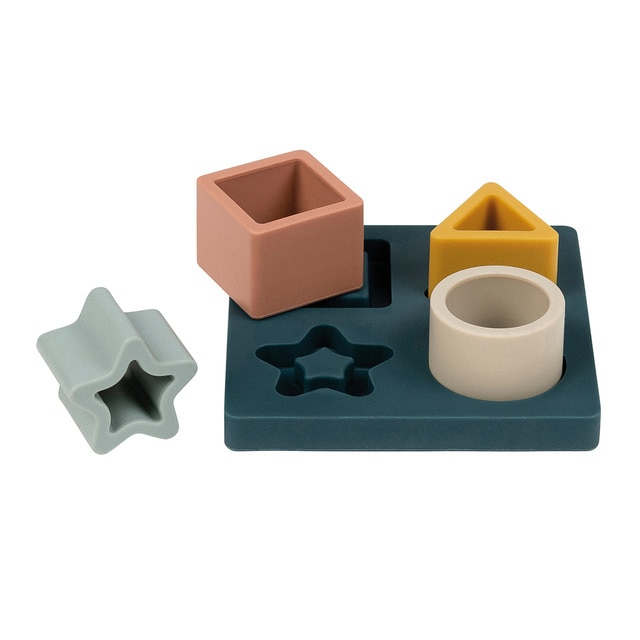Juguete Encajable Nattou Formas Silicona verde
